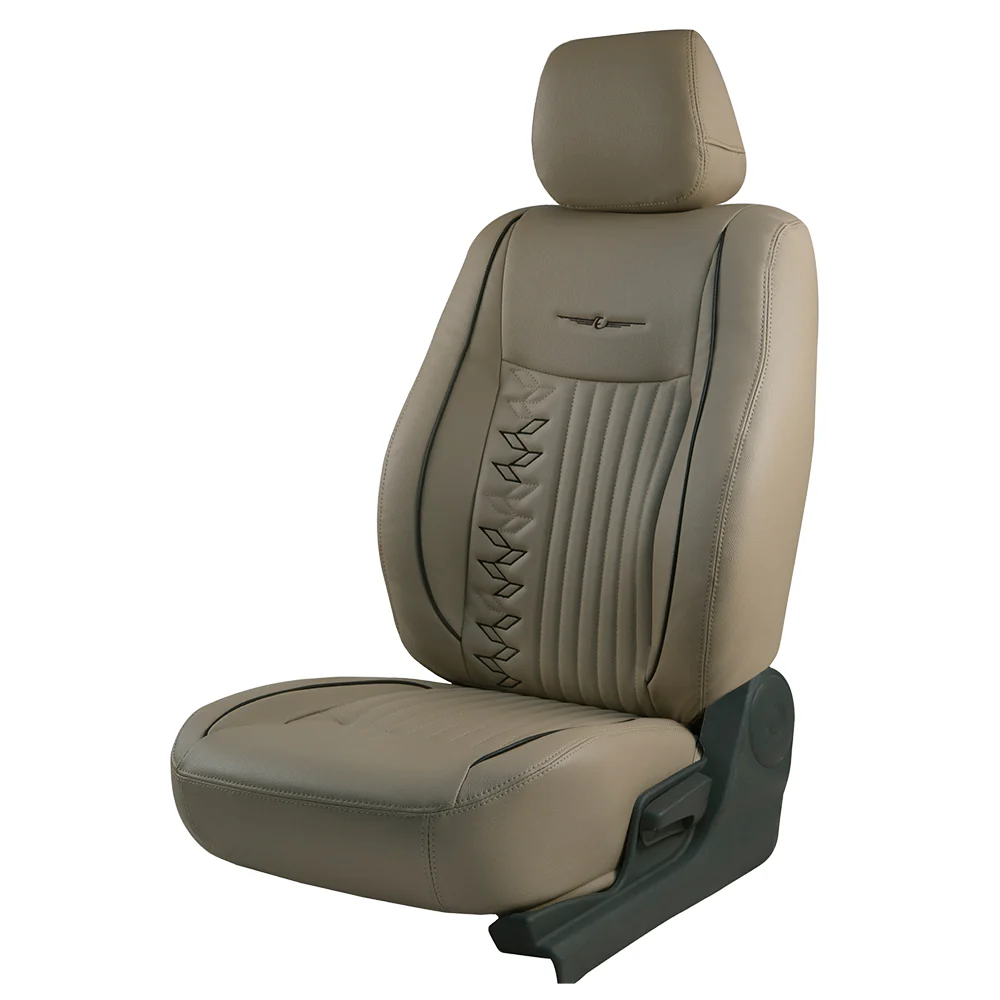 Vogue Knight Art Leather Car Seat Cover For Hyundai Alcazar - Image 5