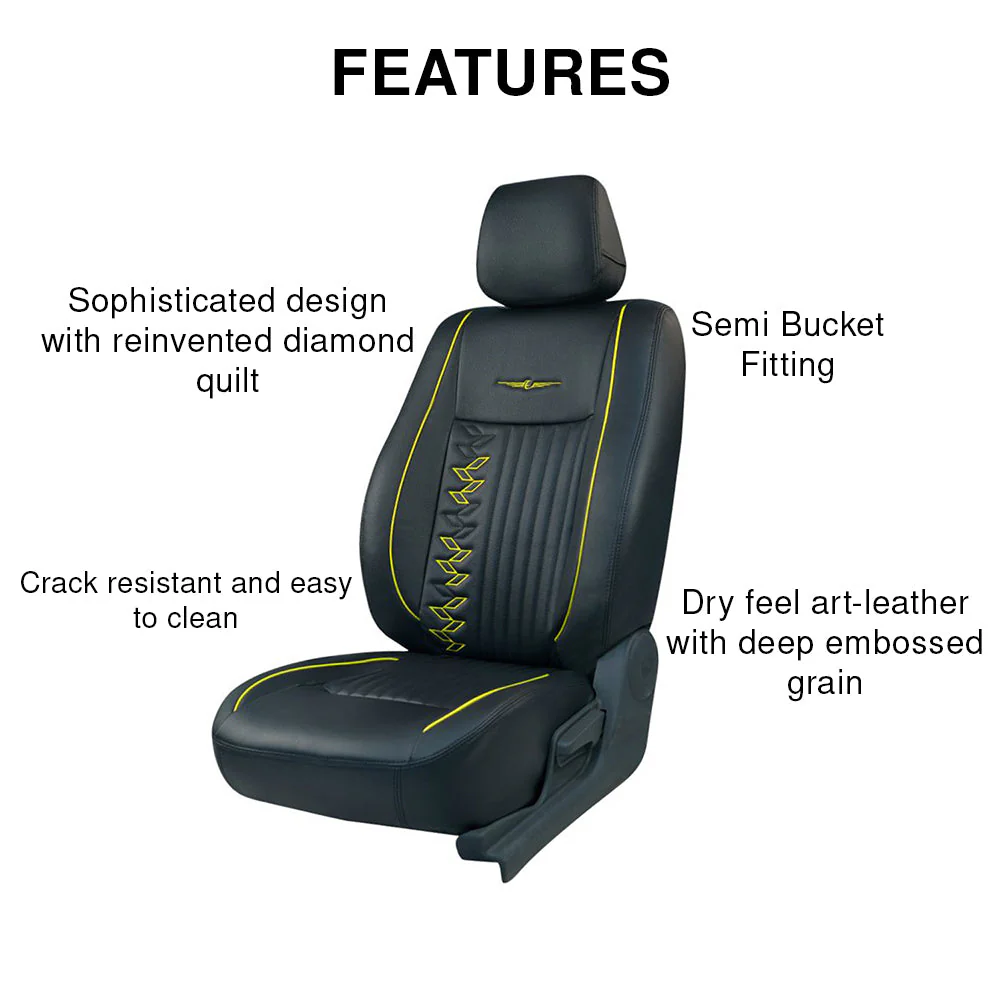 Vogue Knight Art Leather Car Seat Cover For Mahindra XUV 3XO - Image 14