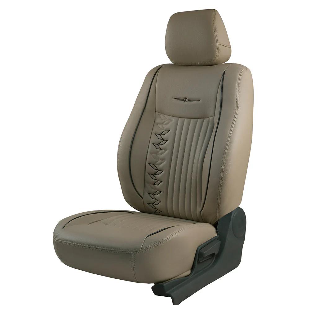 Vogue Knight Art Leather Car Seat Cover For Skoda Laura - Image 4