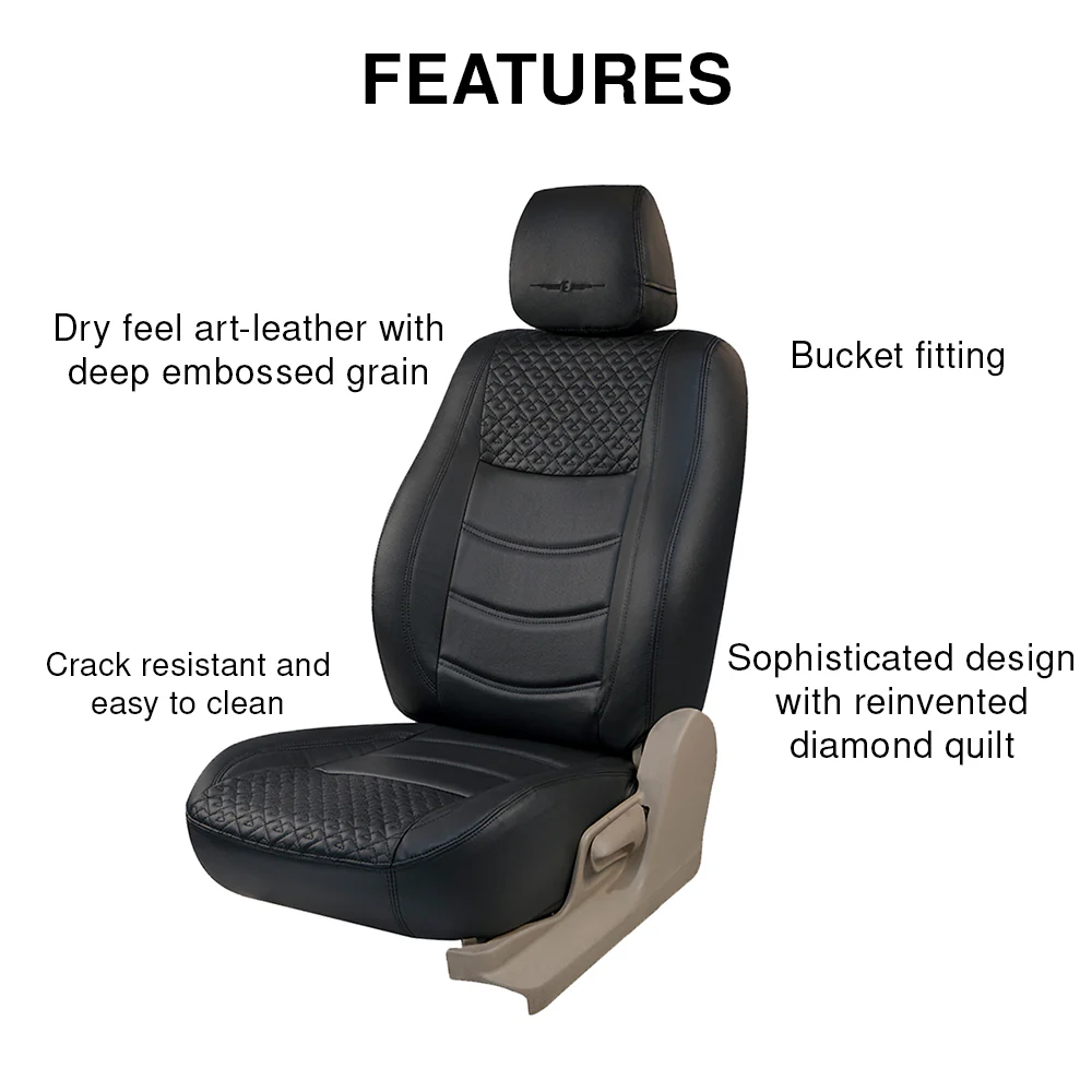 Vogue Galaxy Art Leather Car Seat Cover For Hyundai Alcazar - Image 10