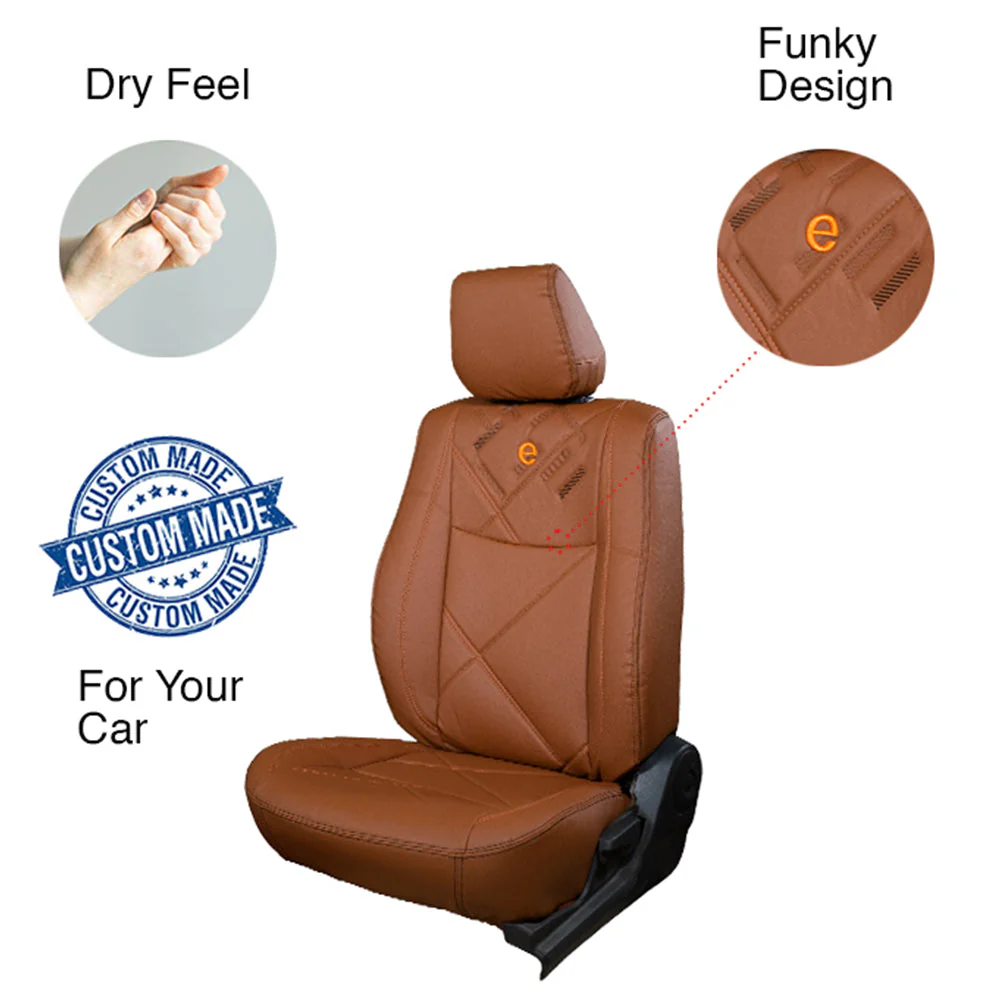 Victor Art Leather Car Seat Cover For Kia Sonet - Image 19