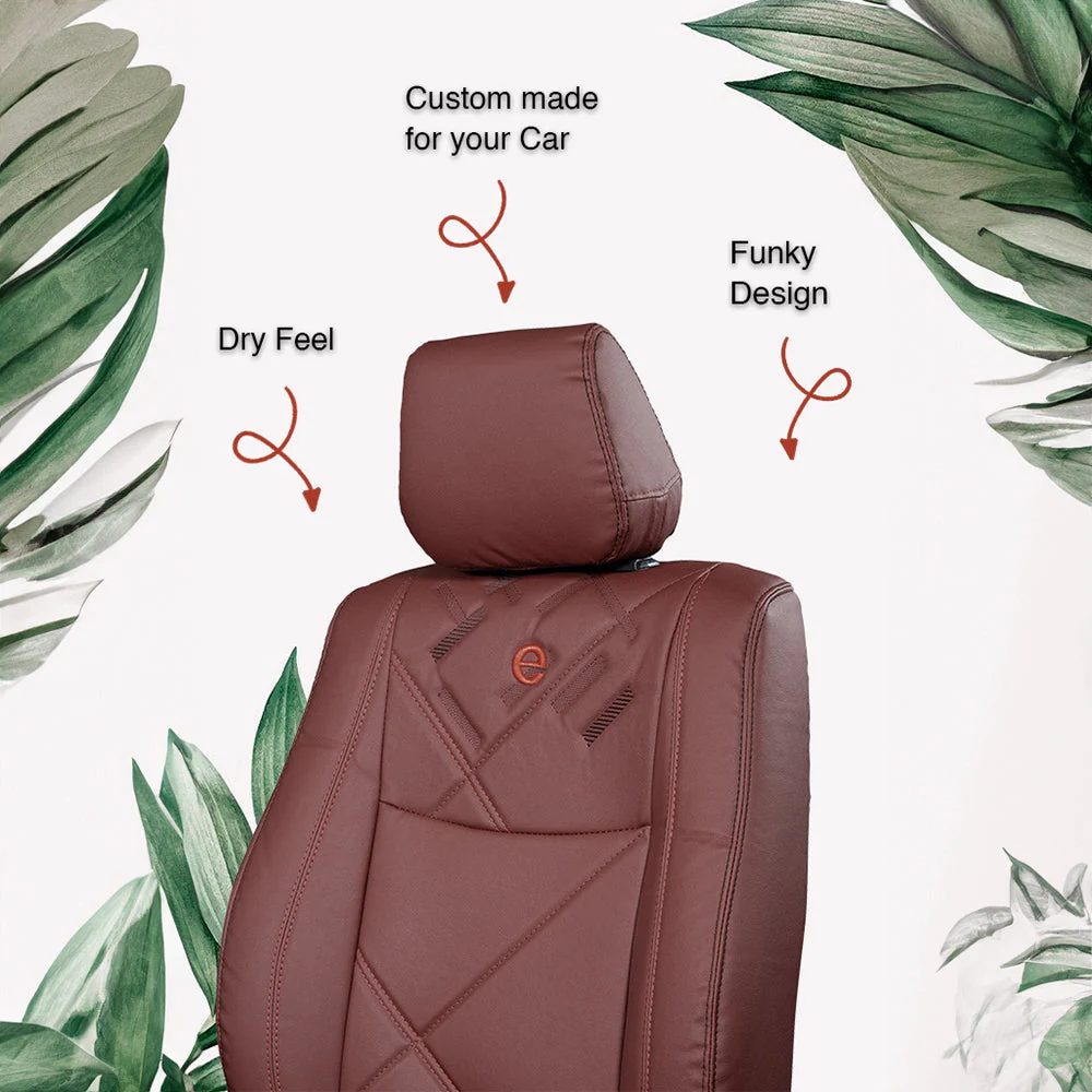 Victor Art Leather Car Seat Cover For Mahindra KUV100 - Image 16