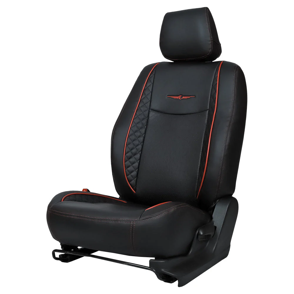 Vogue Cube Art Leather Car Seat Cover For Kia Carnival - Image 2