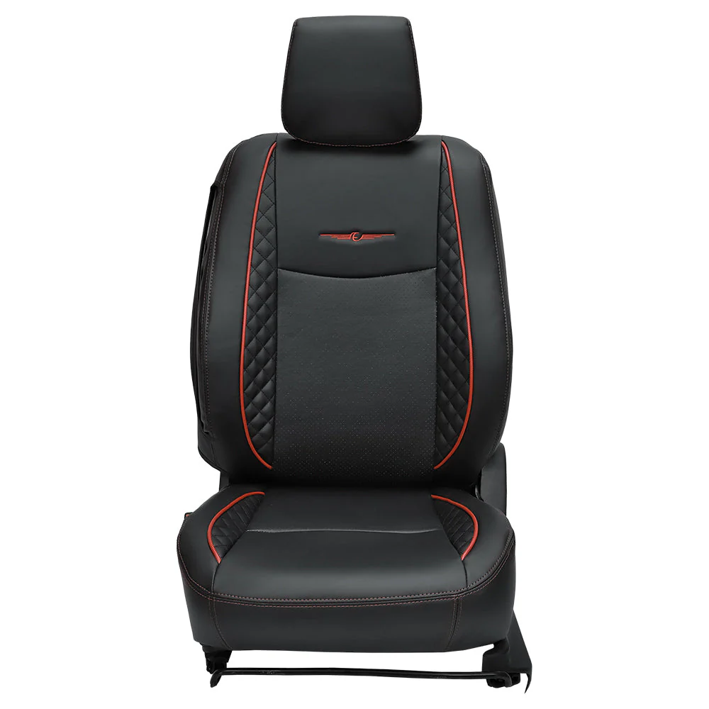 Vogue Cube Art Leather Car Seat Cover For Mahindra Thar - Image 9