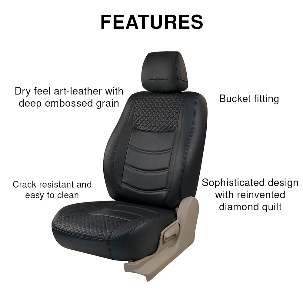 Vogue Galaxy Art Leather Car Seat Cover For Toyota Etios - Image 9