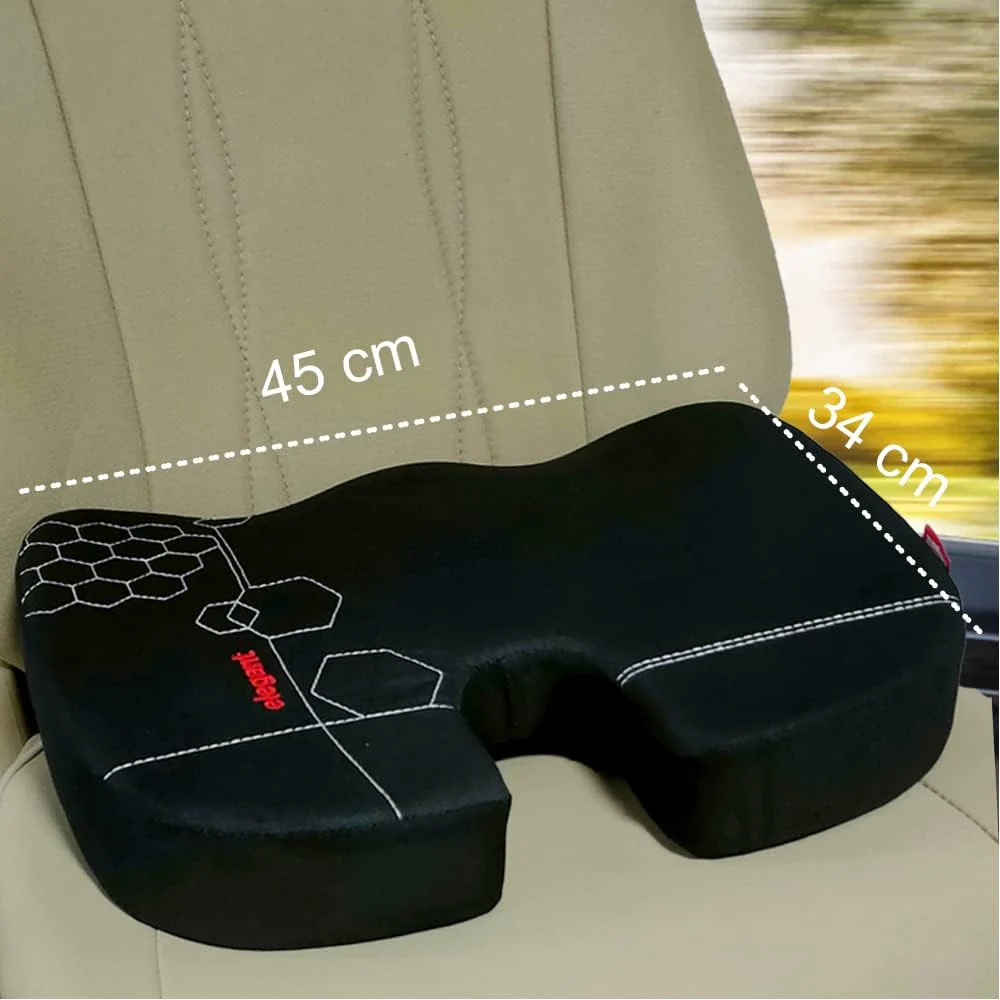 Elegant Zig Memory Foam Coccyx Car Seat Cushion Pillow - Image 3
