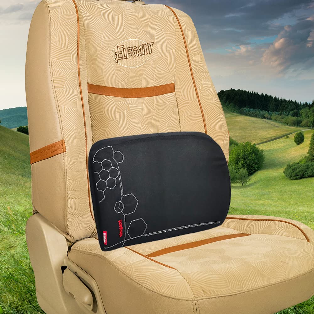 Elegant Zig Memory Foam Lumbar Support Back Rest Pillow - Image 2