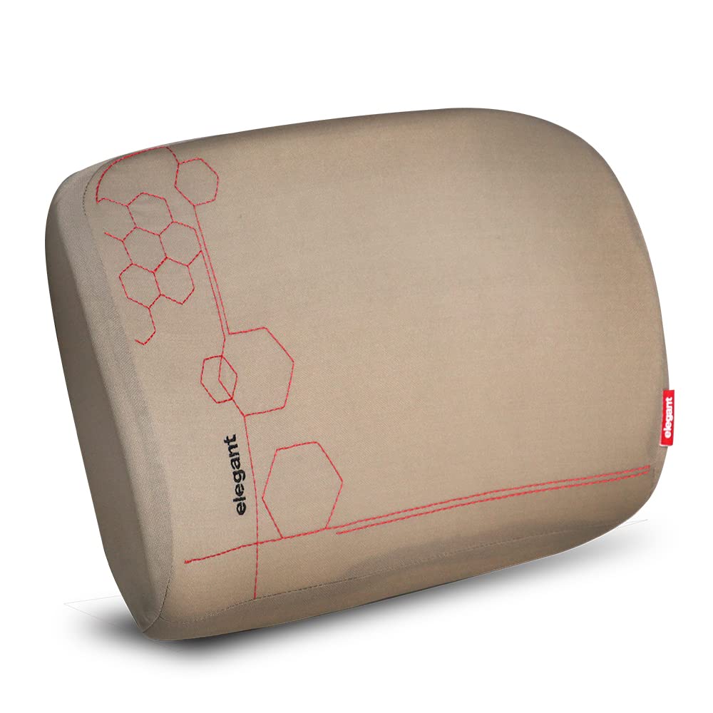 Elegant Zig Memory Foam Lumbar Support Back Rest Pillow - Image 7